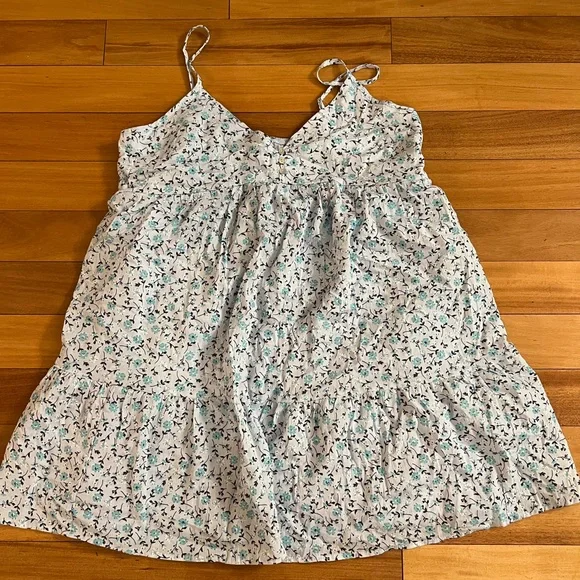 wild fable blue floral dress Wild Fable Women's Floral Print Sleeveless Button Dress  Biggybargains